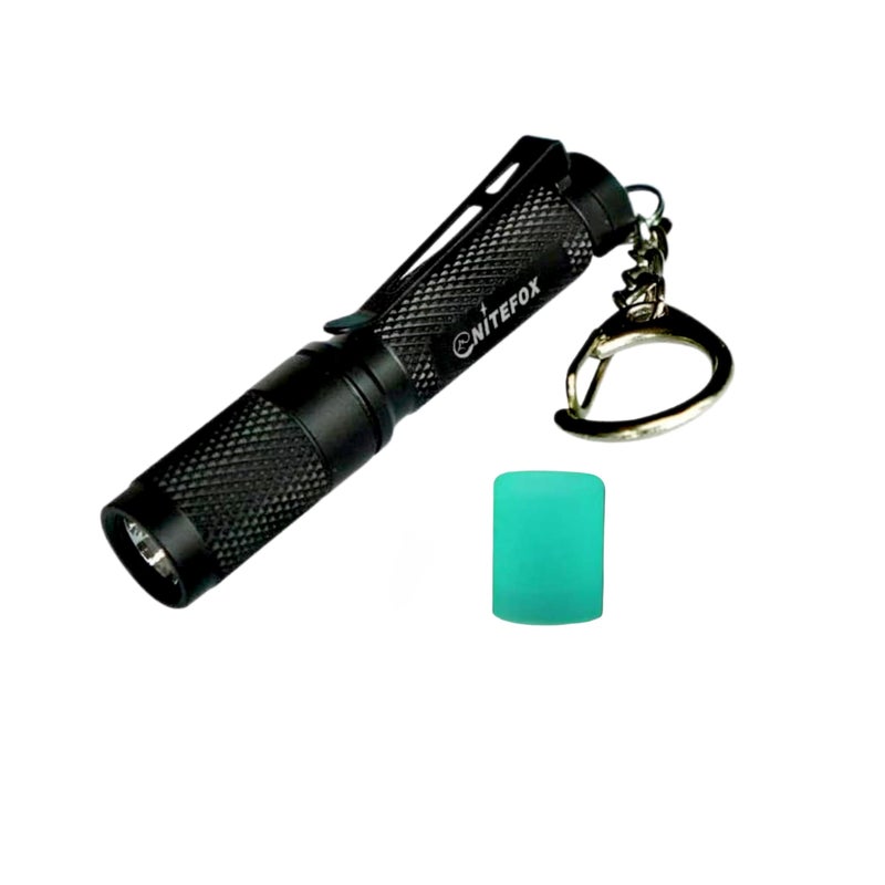 Nitefox K3 Mini Keychain Flashlight AAA Small Keychain Light Bright 150 Lumens with Diffuser Clip,Multipurpose Pocket Light as Candle Hat Lamp Camp Lantern for Everyday EDC Dog Walking Hiking Camping - Image 1